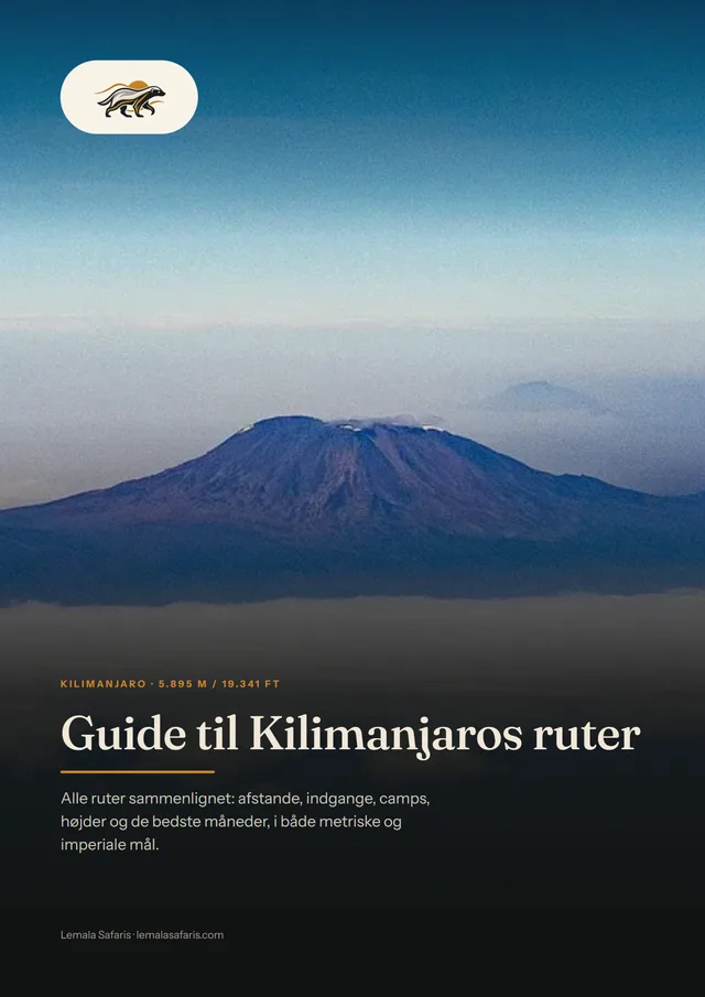 Forside på Guide til Kilimanjaros ruter