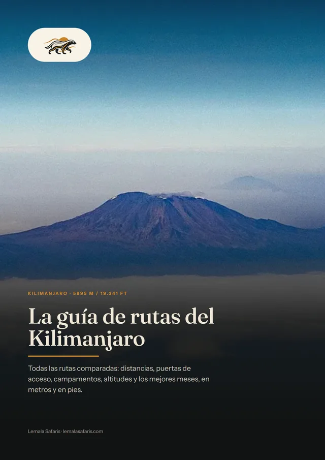 Portada de La guía de rutas del Kilimanjaro