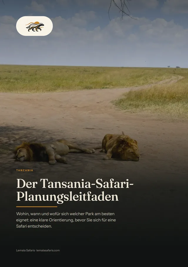 Titelseite von Der Tansania-Safari-Planungsleitfaden