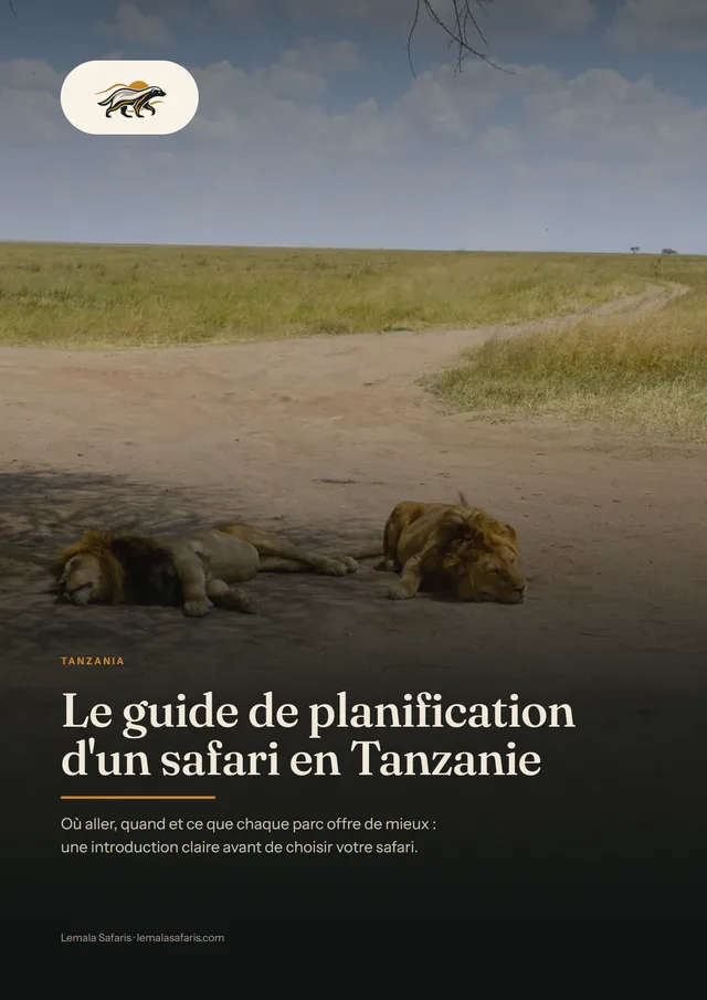 Couverture de Le guide de planification d'un safari en Tanzanie