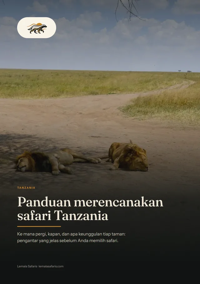 Sampul Panduan merencanakan safari Tanzania