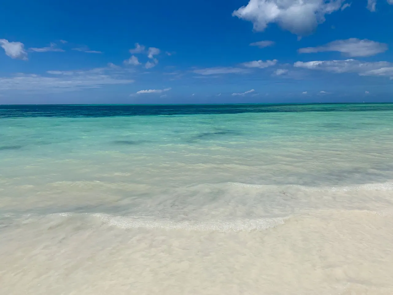Kiwengwa Beach, the white-sand stretch of the Zanzibar coast where the resort stands
